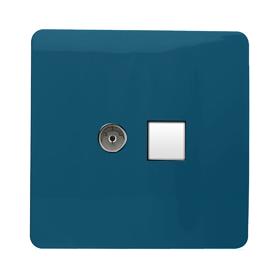 ART-TLP+TVMD  TV Co-Axial & Telephone Midnight Blue